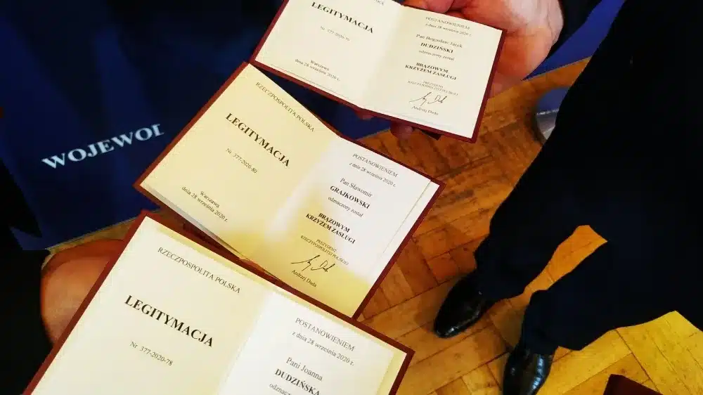 Brązowe Krzyże Zasługi dla dzielnych Druhów z OSP Kanigowo