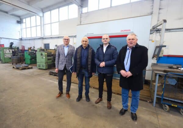 Wizyta starosty w firmie WAPO-TECH