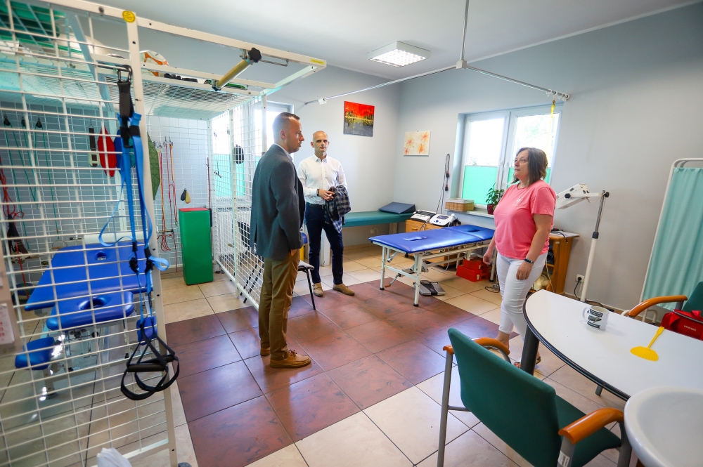 Pracownia rehabilitacji na ternie ośrodka