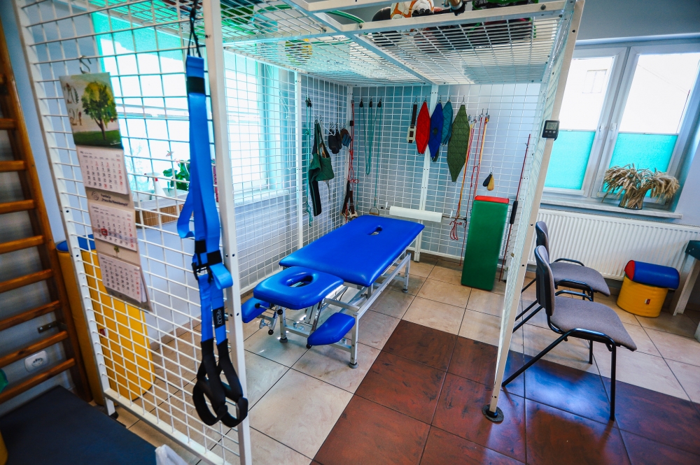 Pracownia rehabilitacji na terenie ośrodka