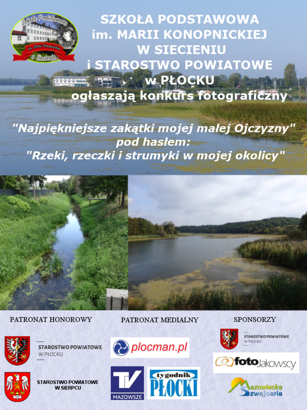 Plakat zachęcający do udziału w konkursie