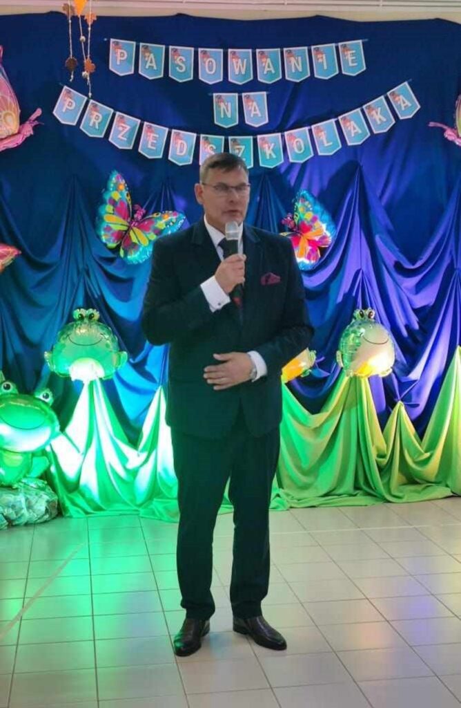 Wicestarosta płocki podczas uroczystości
