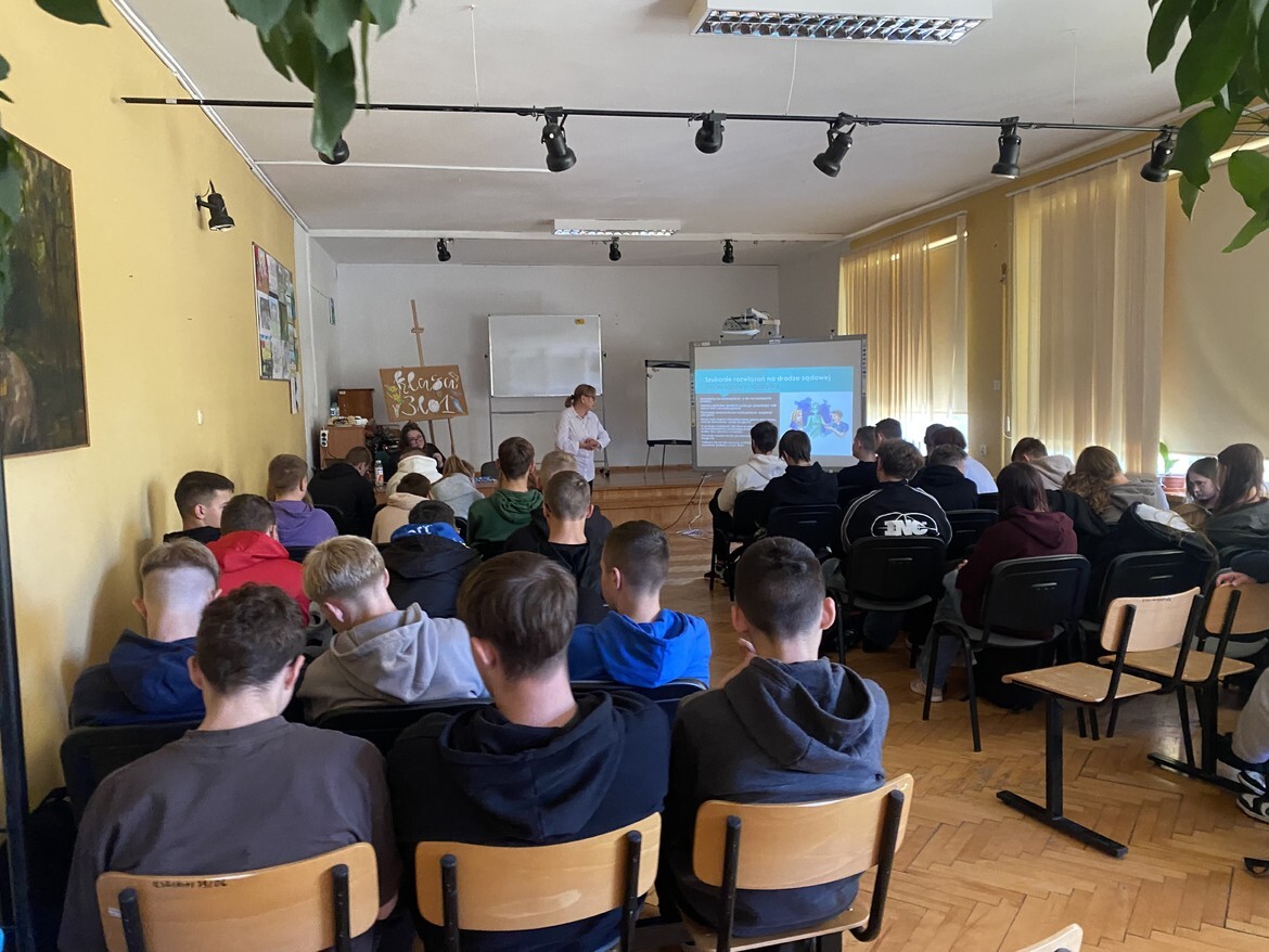 Warsztaty edukacyjne dla ZS im. St. Staszica w Gąbinie