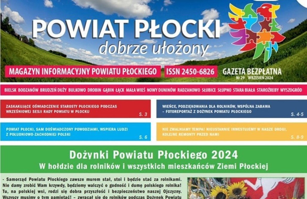 Fragment gazety powiatu płockiego nr 29