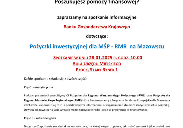 Zaproszenie na spotkanie