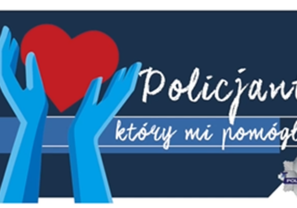 Grafika konkursu Policjant, który mi pomógł