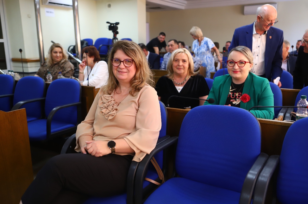 Obecna na sesji Wioletta Kulpa