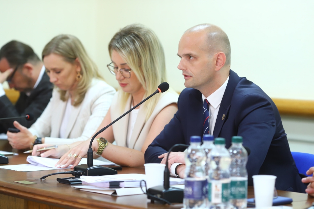 Wypowiedź starosty płockiego podczas obrad