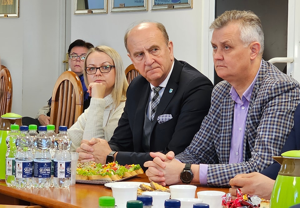 Rozmowy dotyczące zagrożenia powodziowego dla powiatu płockiego