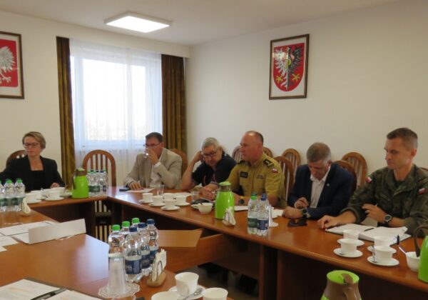 Obrady prowadzone przez sekretarz powiatu
