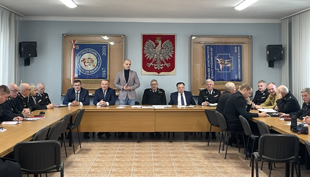 Starosta płocki podczas posiedzenia zarządu