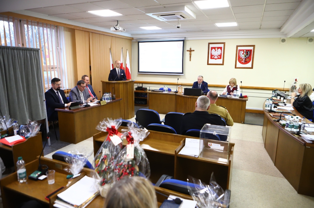 Starosta płocki na mównicy