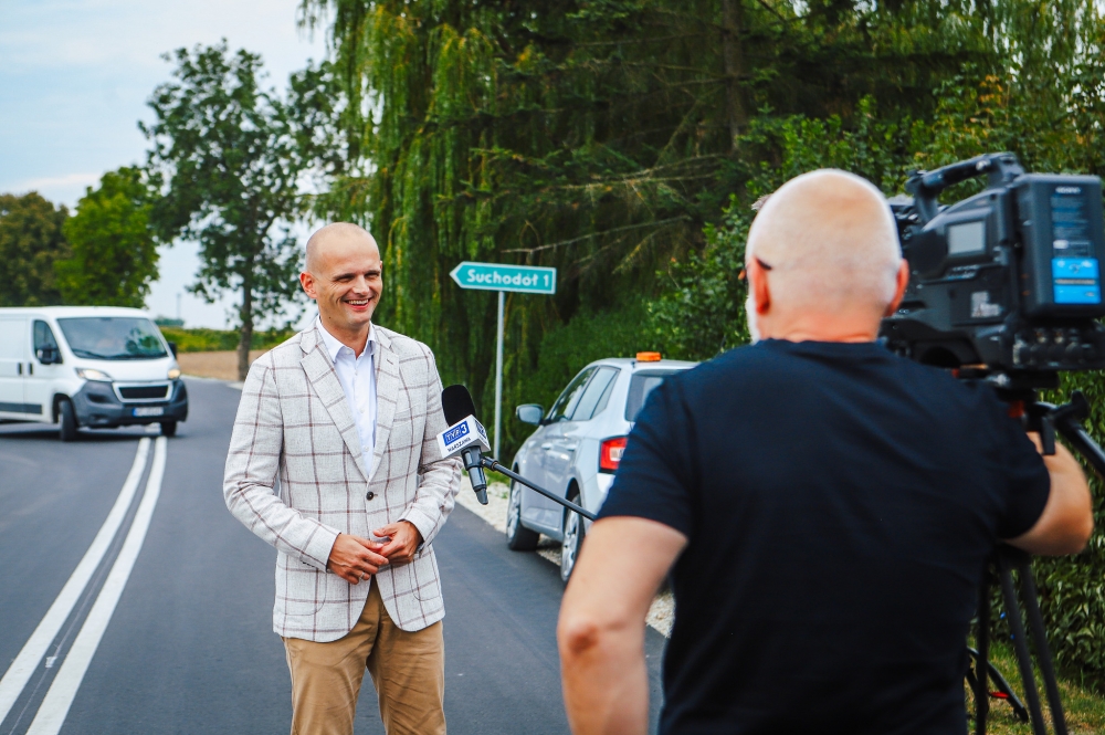 Starosta płocki podczas wywiadu dla tvp3 warszawa