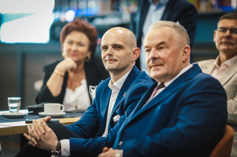 Zarząd powiatu na uroczystości