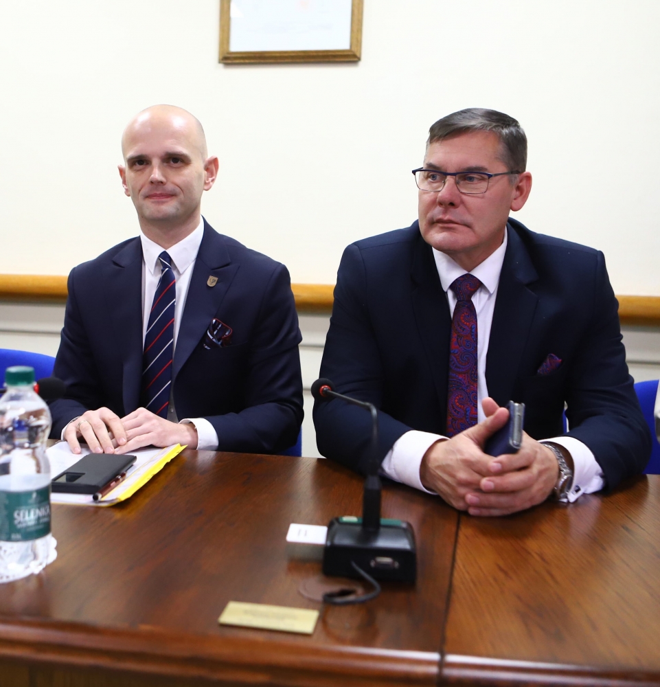 Starosta oraz wicestarosta powiatu płockiego