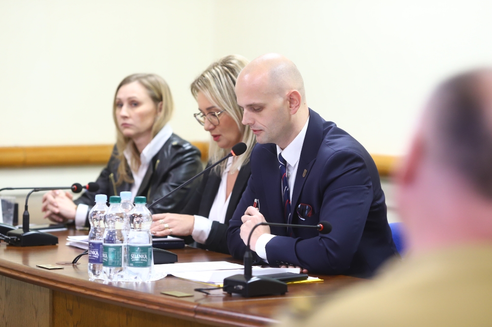 Starosta płocki podczas wypowiedzi