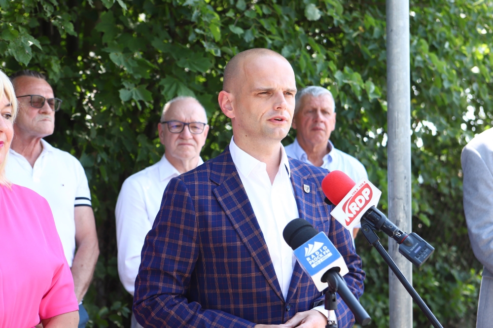 Wypowiedź Sylwestra Ziemkiewicza dla mediów przybyłych na otwarcie drogi