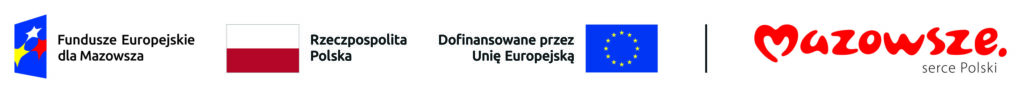 Loga Funduszy Europejskiej, Mazowsza, flaga Polski i UE