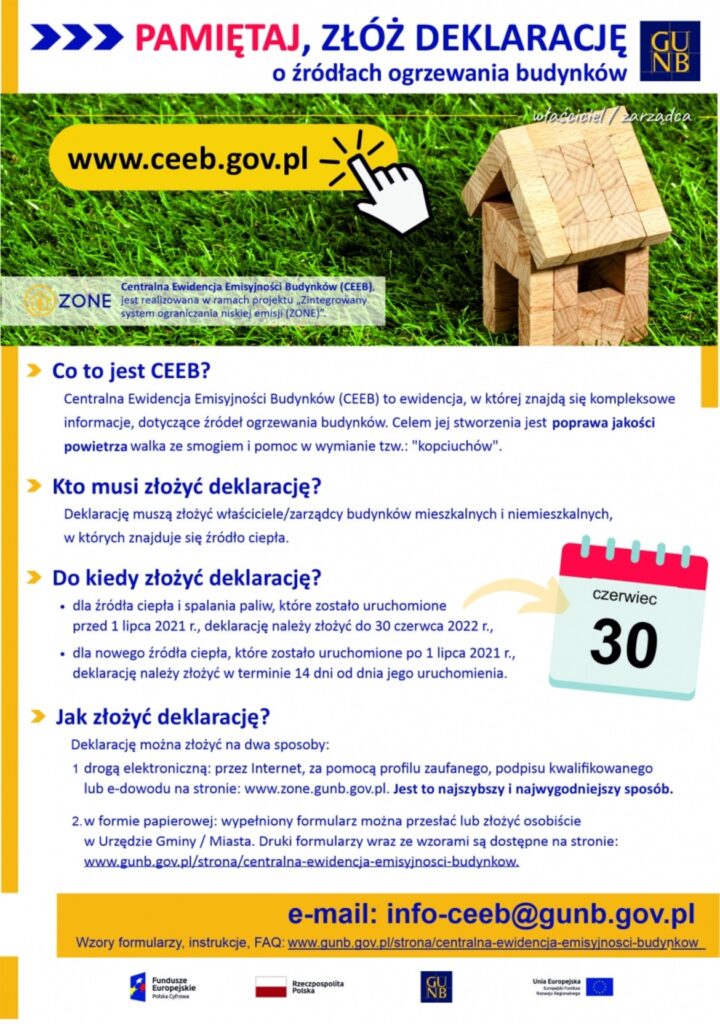 Plakat informacyjny