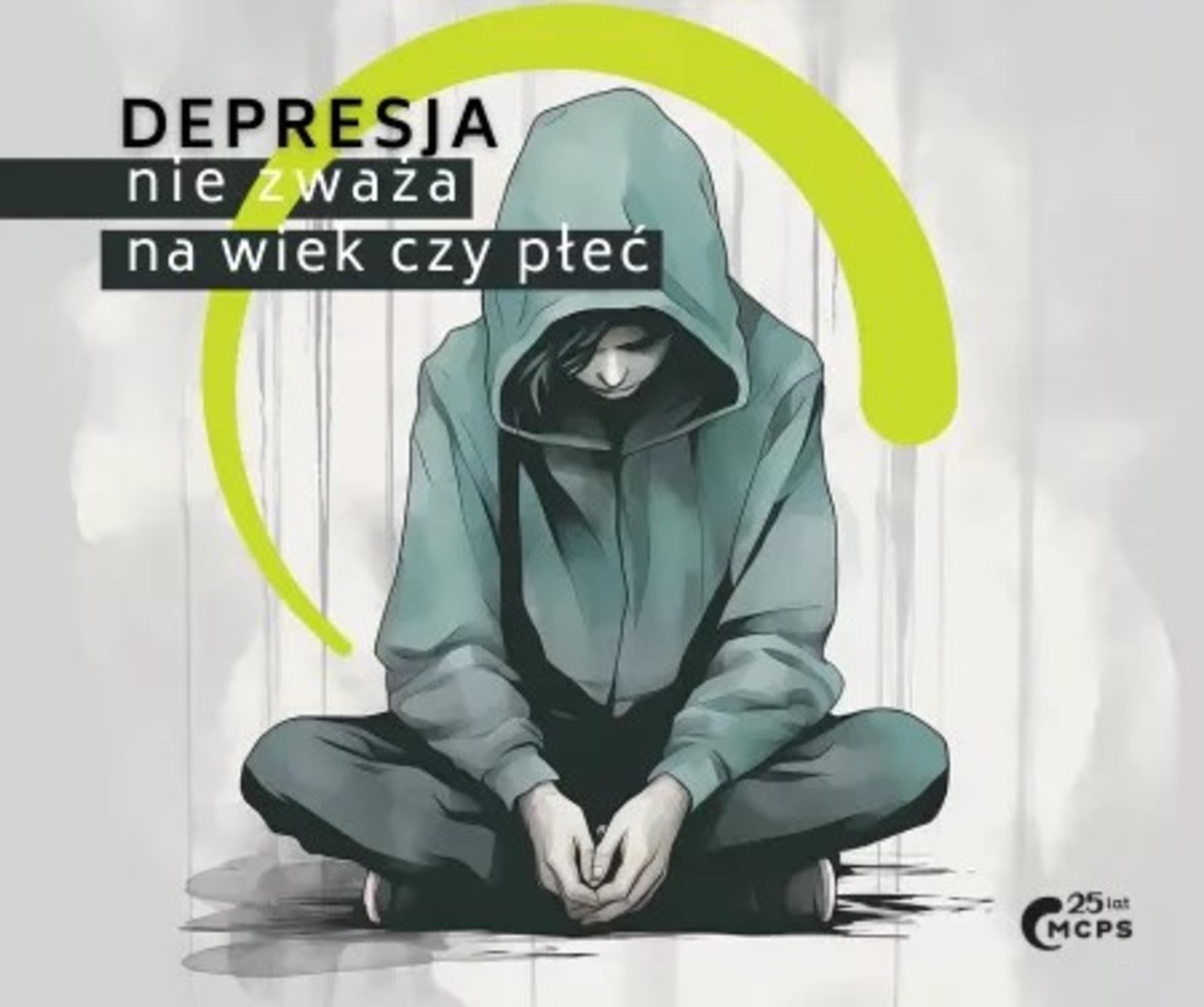 Depresja nie zważa na wiek czy płeć