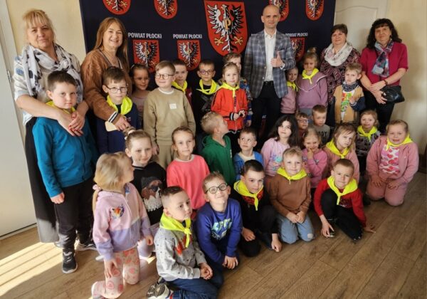 Wizyta u starosty Samorządowego Przedszkola w Bielsku