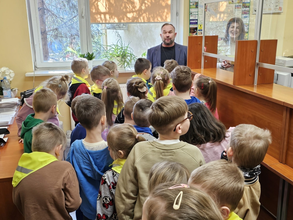 Przedszkolaki z wizytą w starostwie