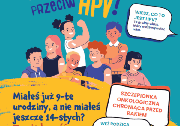 Plakat zachęcający do szczepienia
