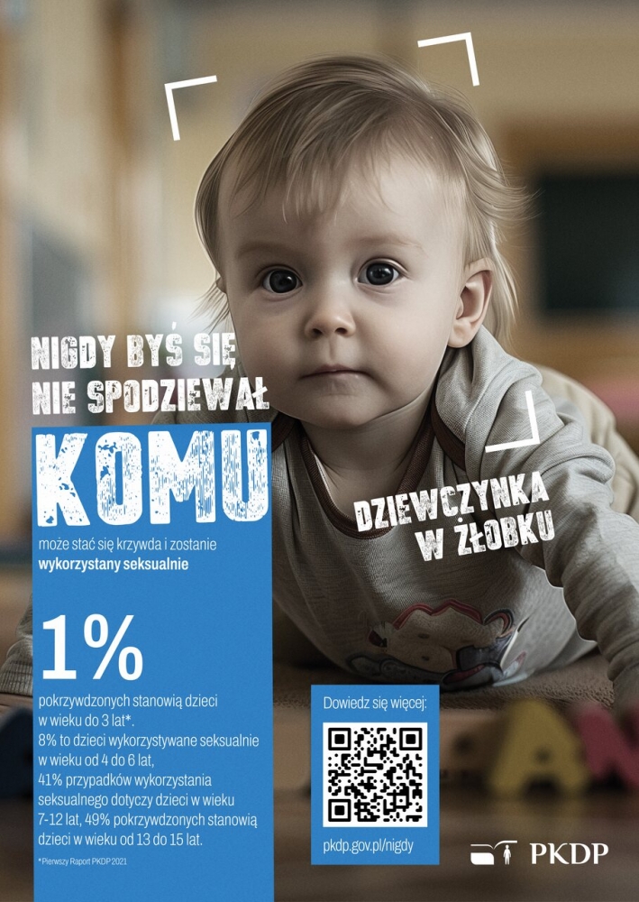 Dziewczynka w żłobku