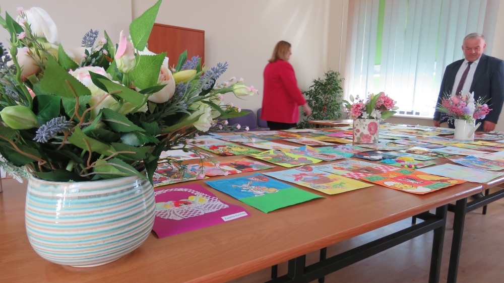 Kartki wielkanocne przygotowane na konkurs