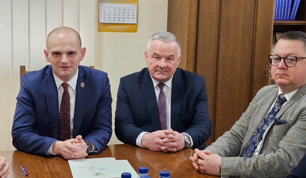 Starosta płocki oraz przewodniczący rady powiatu płockiego