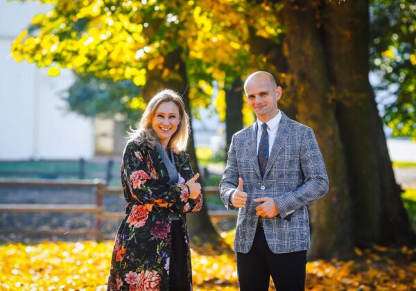 Starosta płocki wraz prezes Karoliną Koper