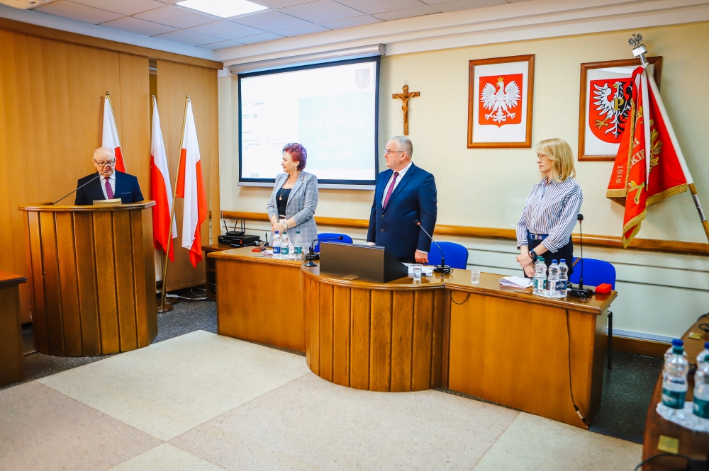 Rozpoczęcie sesji Rady Powiatu Płockiego