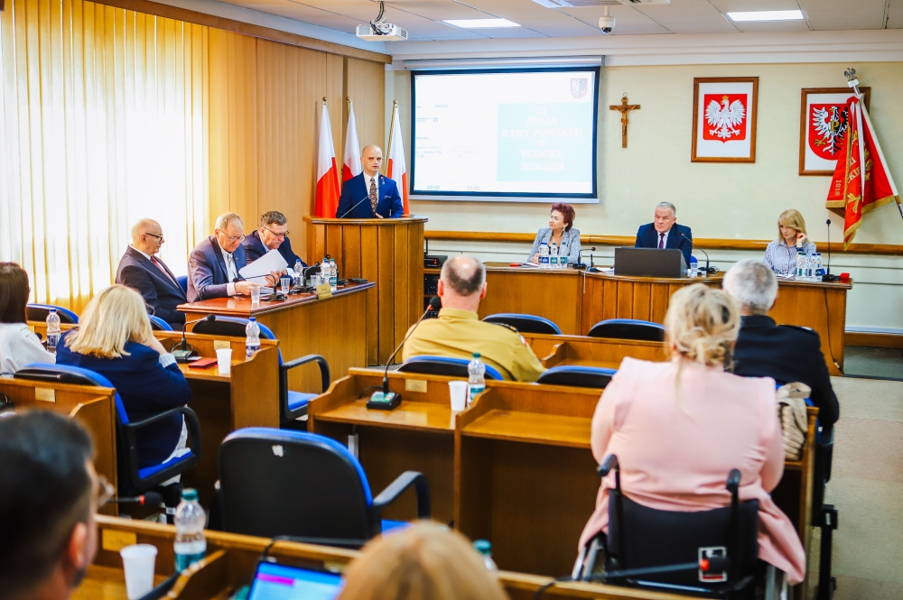 Starosta omawia sprawy bieżace