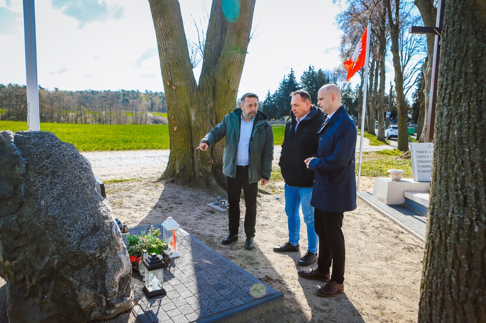 Starosta płocki przy tablicy