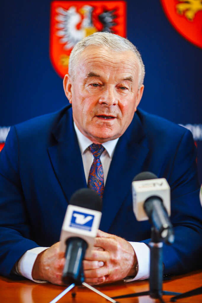 Przewodniczący Rady Powiatu w Płocku Lech Dąbrowski