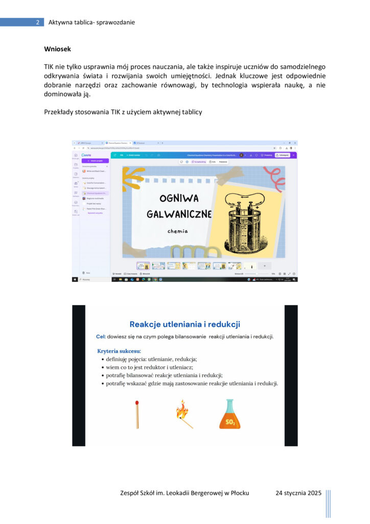 wnioisek z programu "aktywnej tablicy"