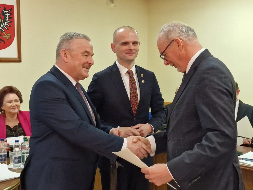 Wręczanie podziękowań