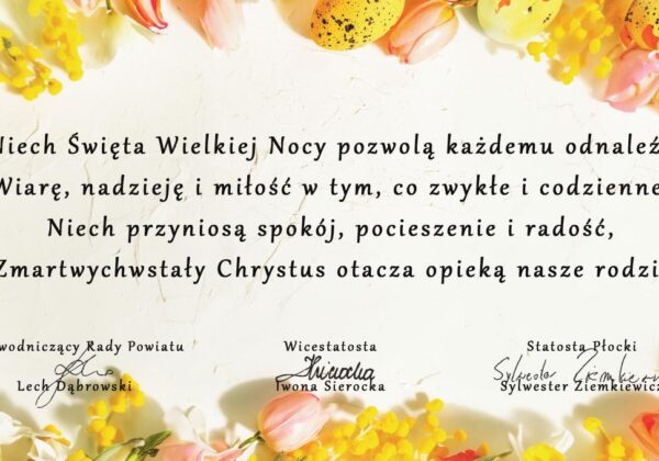 Życzenia z okazji świat Wielkanocnych