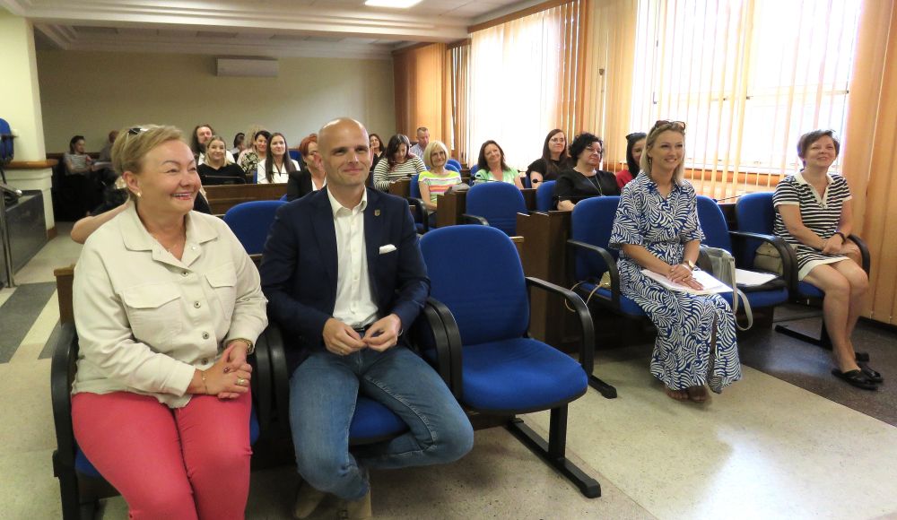 Starosta Płocki wraz z Minister Baranowską