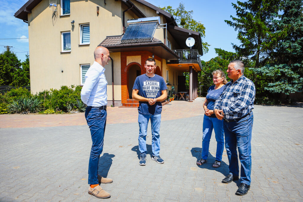 Pole truskawkowe w gminie Mała Wieś