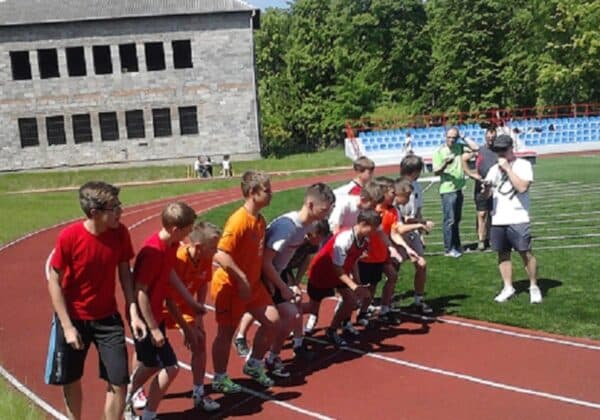 Uczestnicy na linii startu