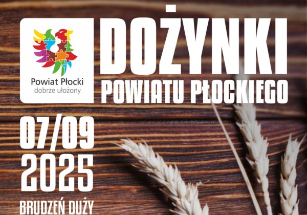 plakat informacja o partnerze Dożynek 2025