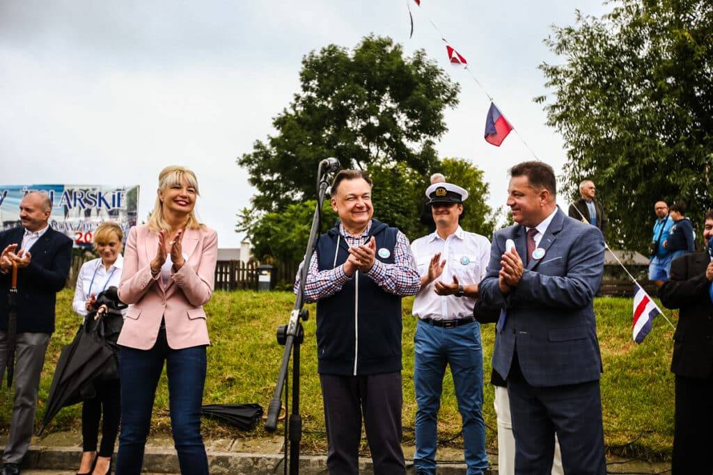 Adam Struzik podczas regat