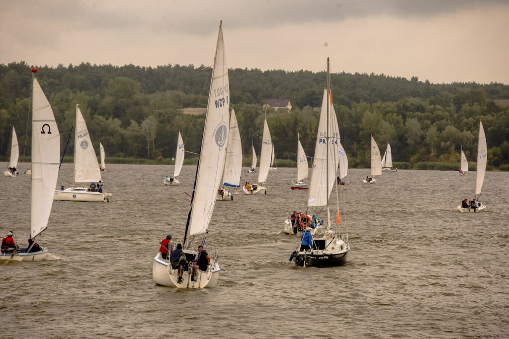 Żaglówki na wodzie