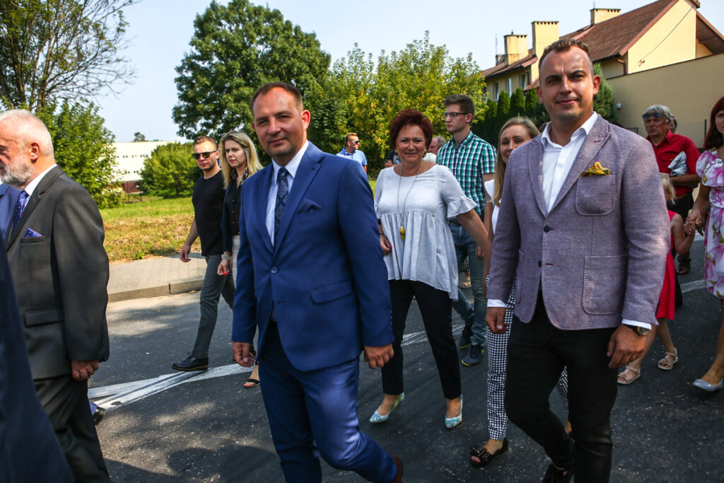 Radni powiatu podczas dożynek