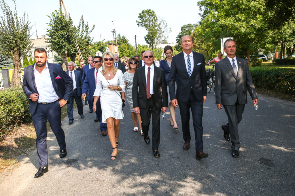 Burmistrz Gąbina oraz władze powiatu