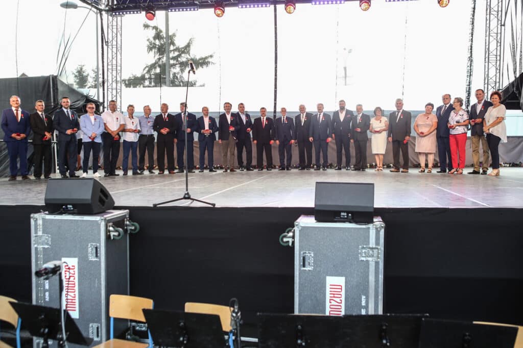 Zdjęcie pamiątkowe na scenie