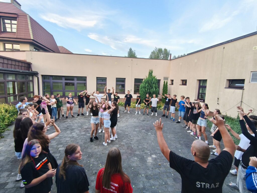 Na obozie nie brakowało ciekawych wspólnych zajęć