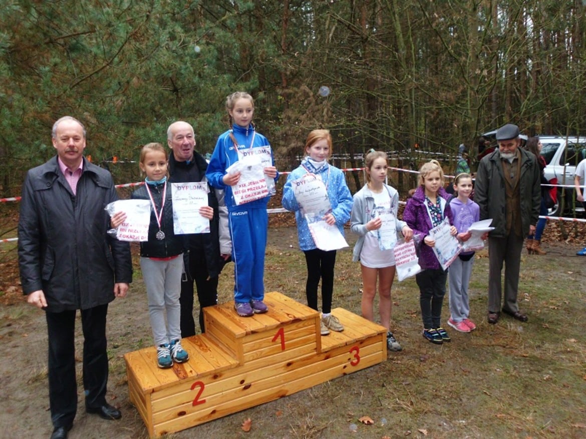 Uczennice na podium