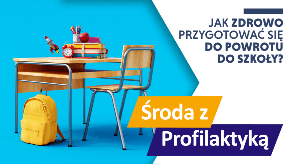 Infografika o zdrowym przygotowaniu się do powrotu do szkoły